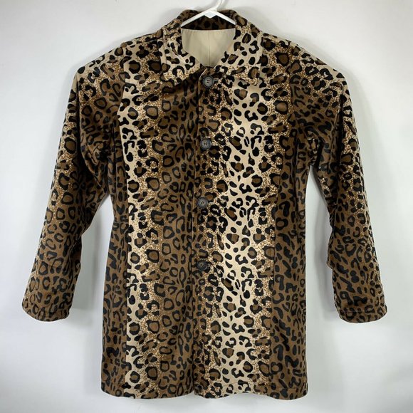 Dennis Basso Reversible Water Resistant Coat Wm M - Picture 2 of 8